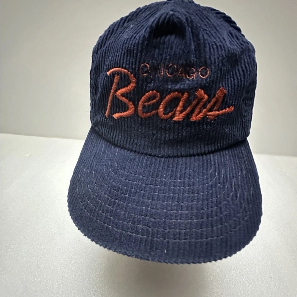 Vintage Chicago Bears Sports Specialties 90s Corduroy Adjustable Hat